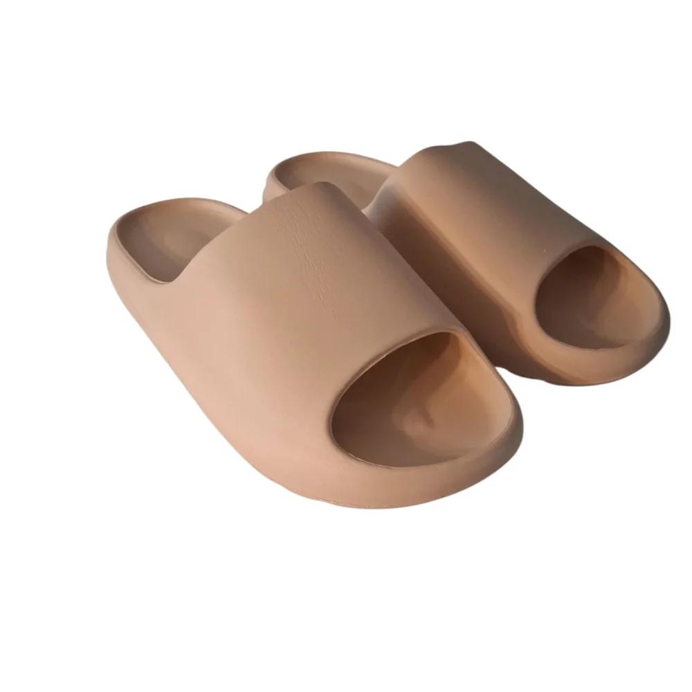 Tan/peach Colored slide sandals Size 11.5W/10.5M